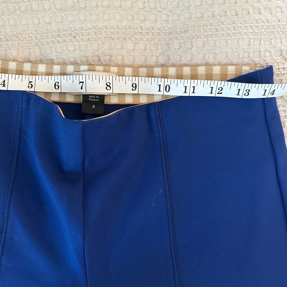 Anthropologie Royal Blue Boot-Cut Pants - Picture 8 of 9